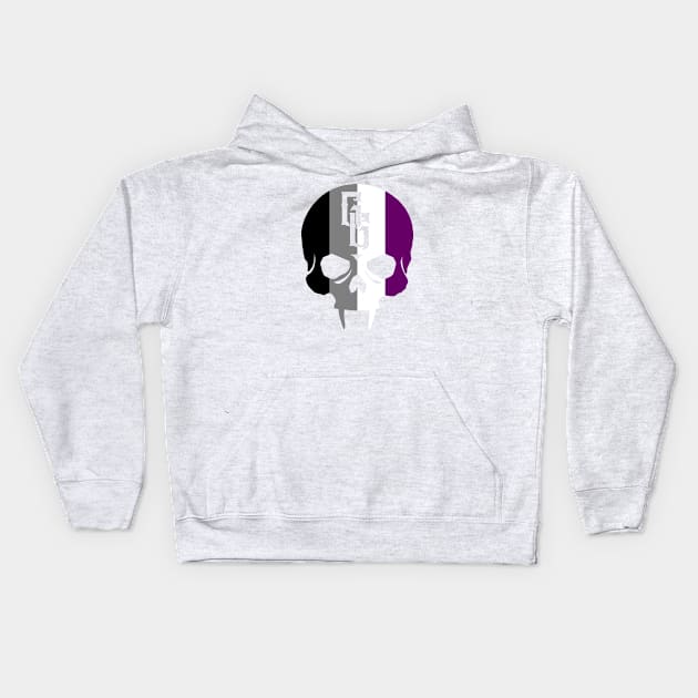 Asexual Pride Gehenna Kids Hoodie by highcouncil@gehennagaming.com